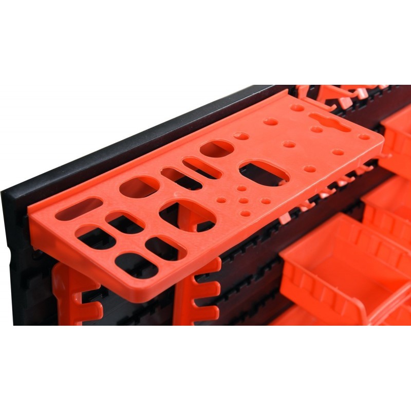 Įrankių sienelės stendai 141cm x 54cm 72 dalių su lentynomis 3