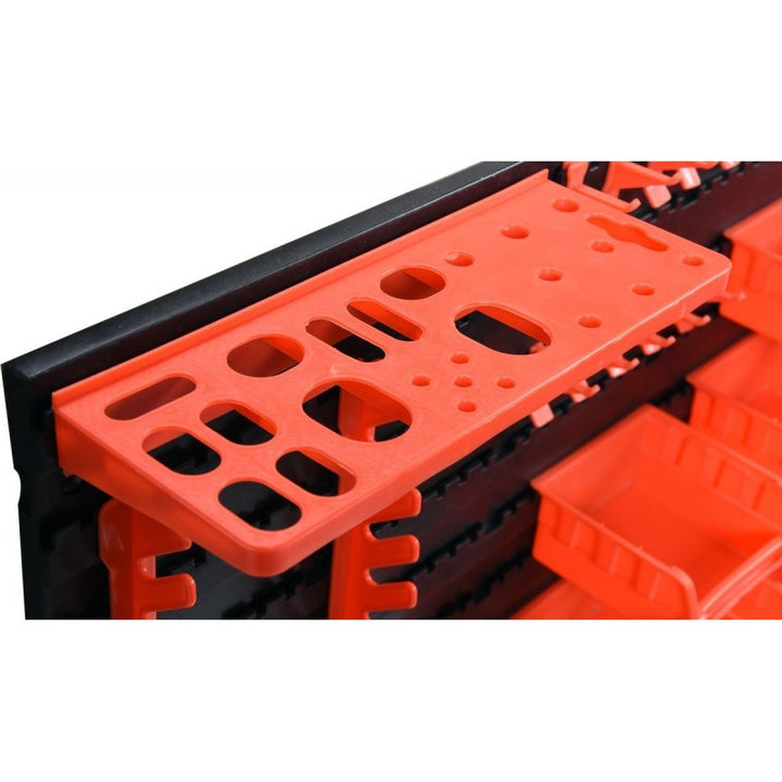 Įrankių sienelės stendai 141cm x 54cm 72 dalių su lentynomis 3