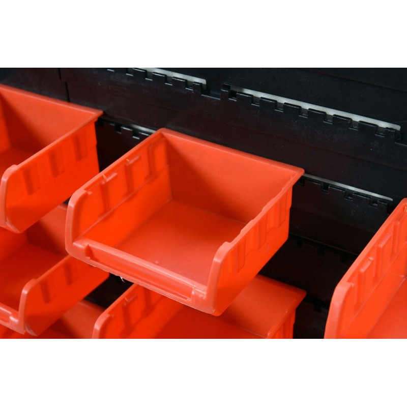 Įrankių sienelės stendai 141cm x 54cm 72 dalių su lentynomis 4