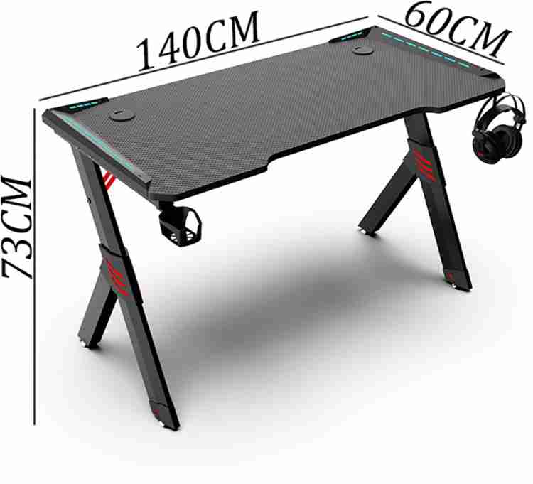 Kompiuterinės kėdės ir stalo komplektas rgb Led 4