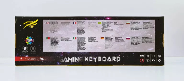 Žaidimų klaviatūra su LED apšvietimu 4