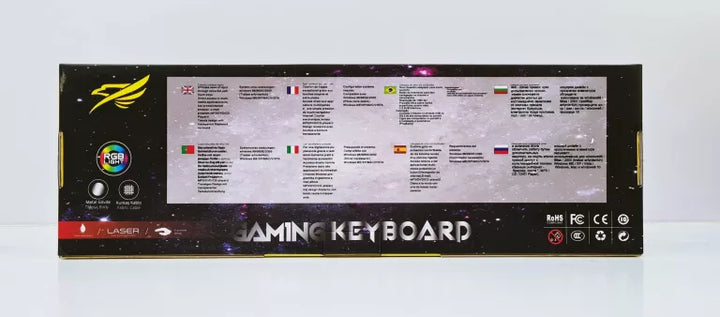 Žaidimų klaviatūra su LED apšvietimu 4