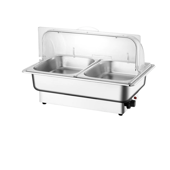 Elektrinis maisto šildytuvas marmitas 9L - su skaidriu dangčiu