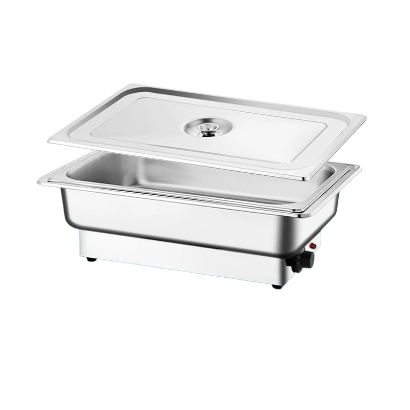 Elektrinis maisto šildytuvas marmitas 13,5L - su atskirais dangčiais