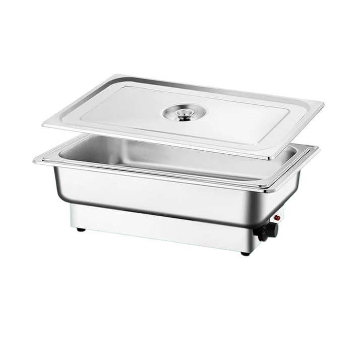 Elektrinis maisto šildytuvas marmitas 13,5L - su atskirais dangčiais