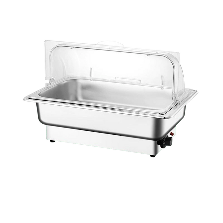Elektrinis maisto šildytuvas marmitas 13,5L - su skaidriu dangčiu