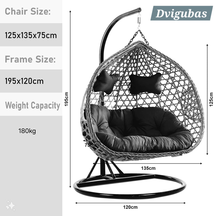 Pakabinami lauko krėslai su stovu viengubas/dvigubas