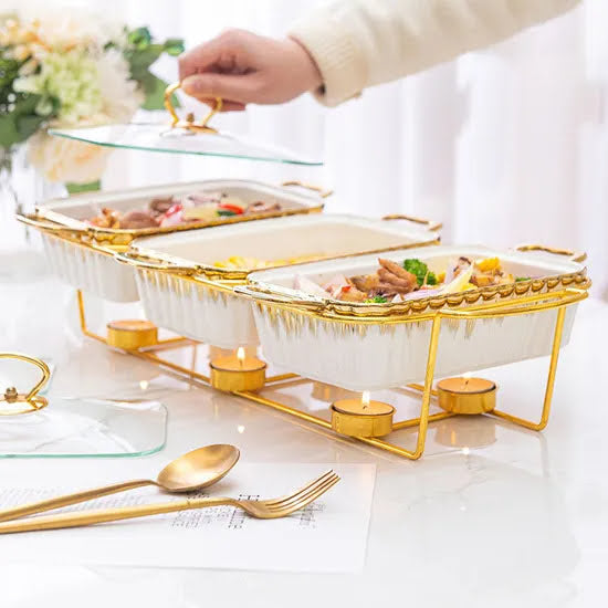 Keramikinis Serviravimo indų rinkinys/marmitas