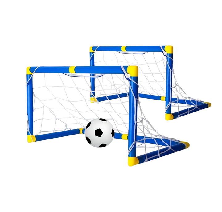 Vaikiškas futbolo vartų rinkinys su kamuoliu
