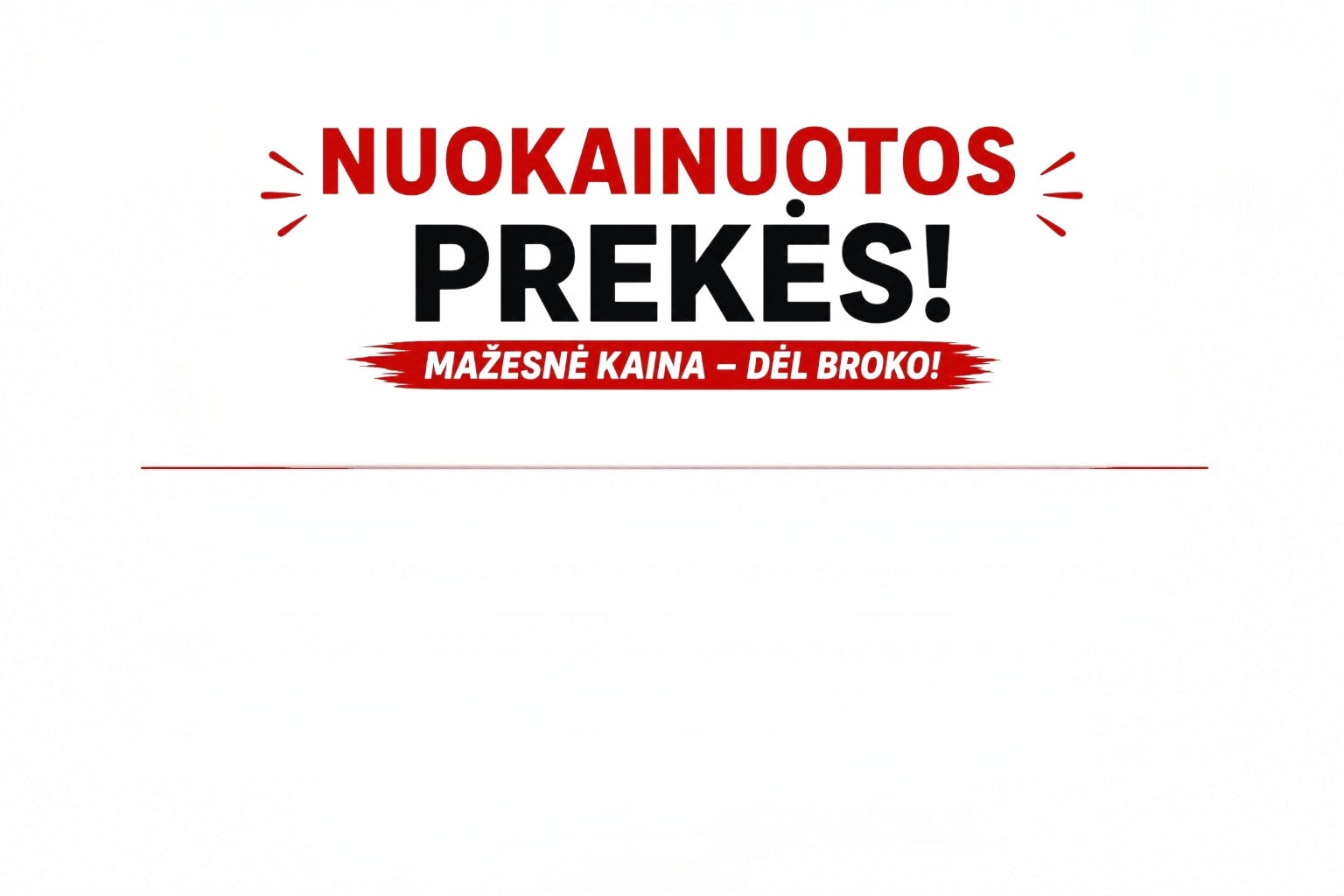 Nukainuotos Prekės
