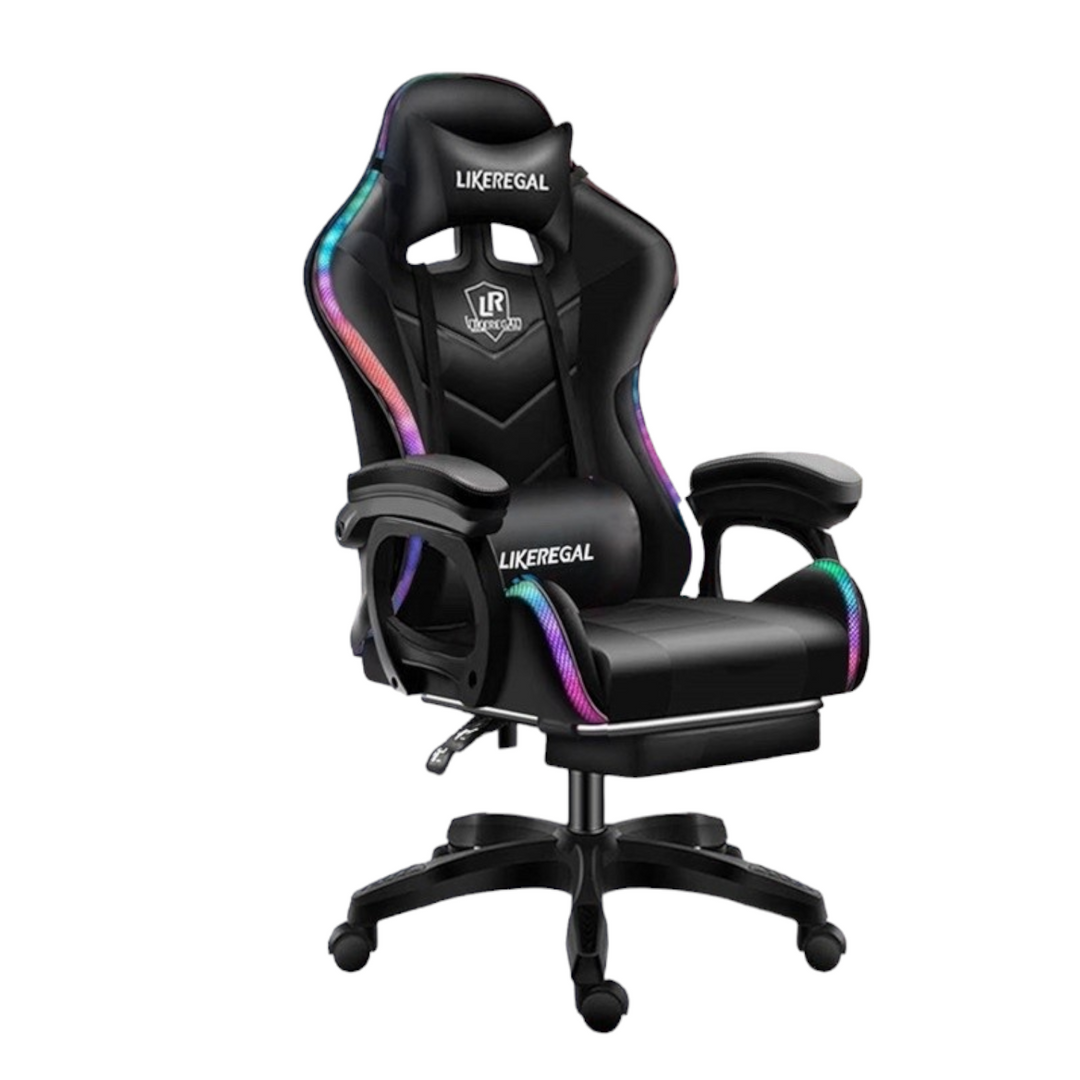 Kompiuterinė Žaidimų kėdė su rgb ir garso kolonėlėmis 2