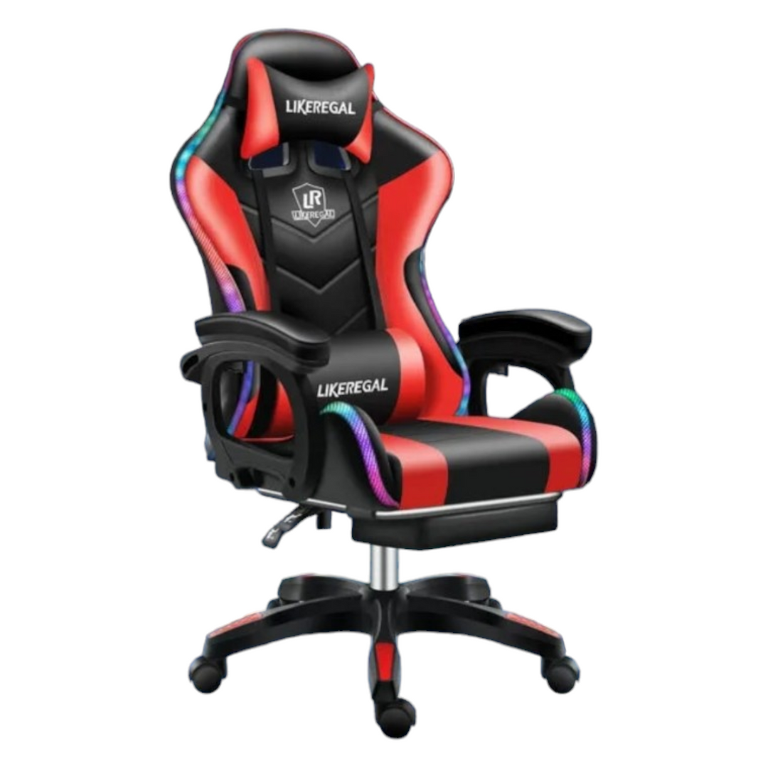 Kompiuterinė Žaidimų kėdė su rgb ir garso kolonėlėmis 4
