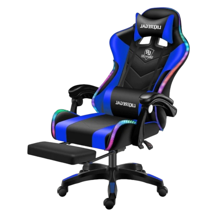 Kompiuterinė Žaidimų kėdė su rgb ir garso kolonėlėmis 5