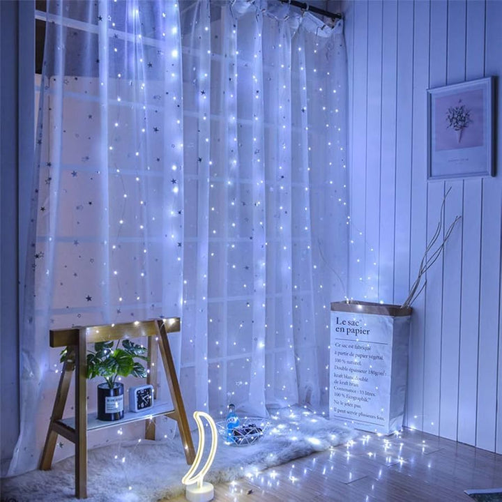 LED lempučių užuolaida 3m x 3m 9