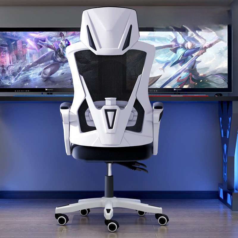Ergonomiška biuro kėdė balta/juoda