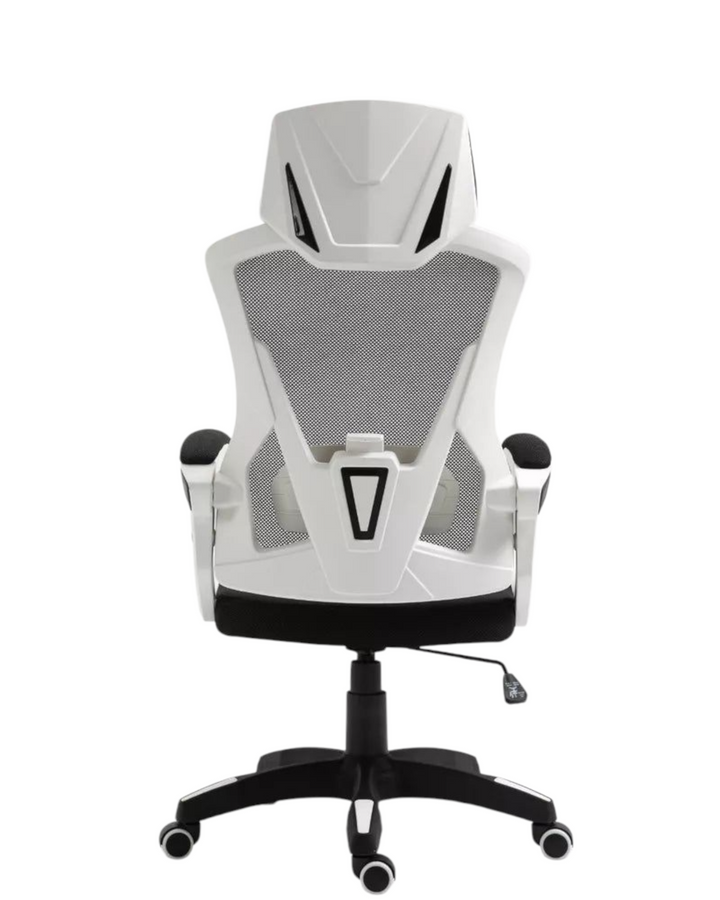 Ergonomiška biuro kėdė balta/juoda