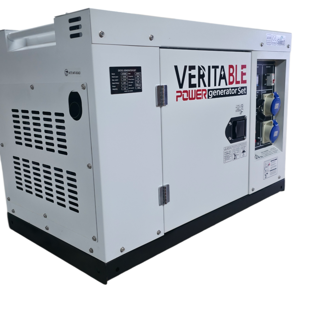 8kw/10kVA  dyzelinis generatorius su raktiniu užvedimu