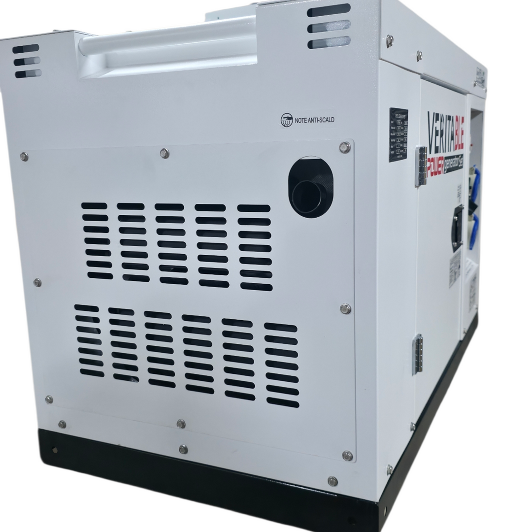 8kw/10kVA  dyzelinis generatorius su raktiniu užvedimu