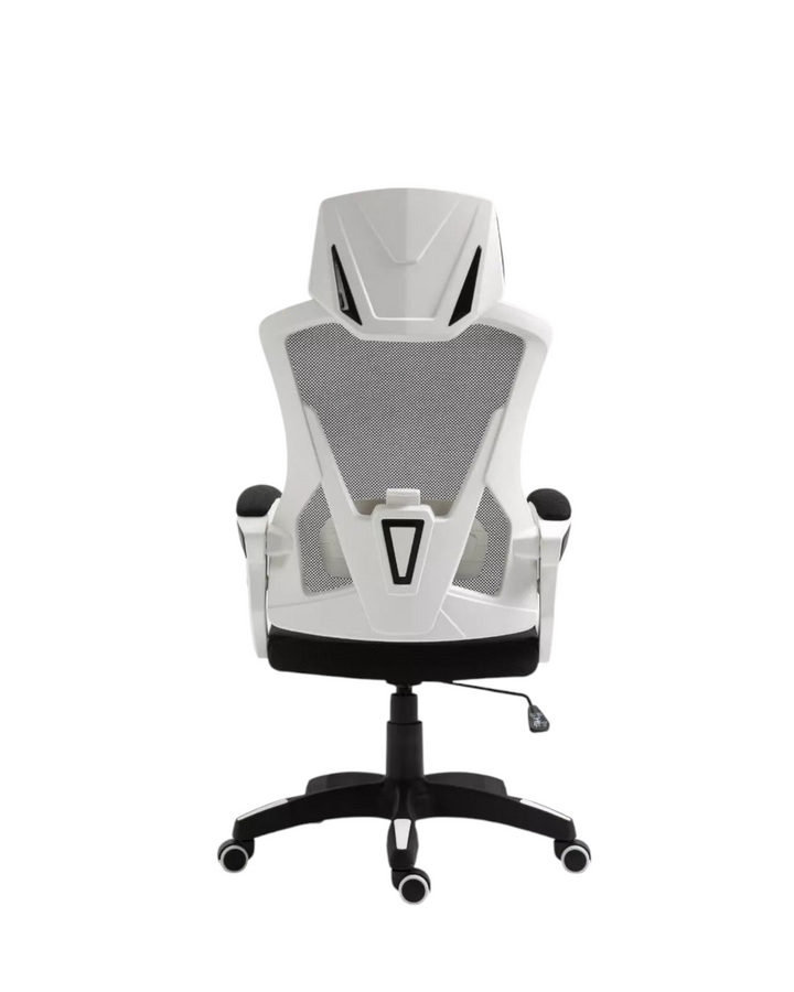 Ergonomiška biuro kėdė balta/juoda