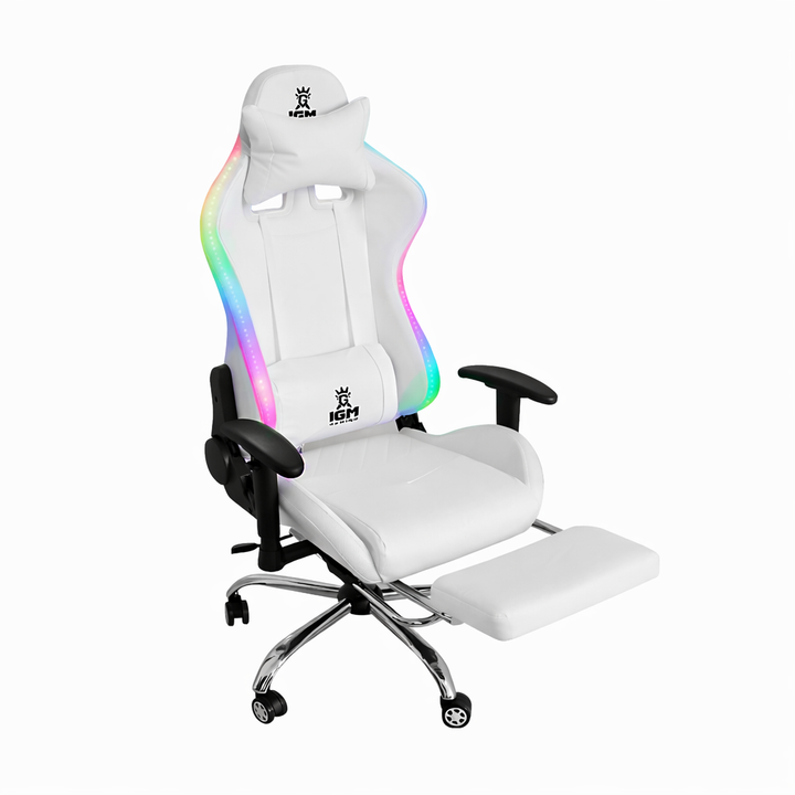 Kompiuterinė Žaidimų kėdė su rgb ir garso kolonėlėmis