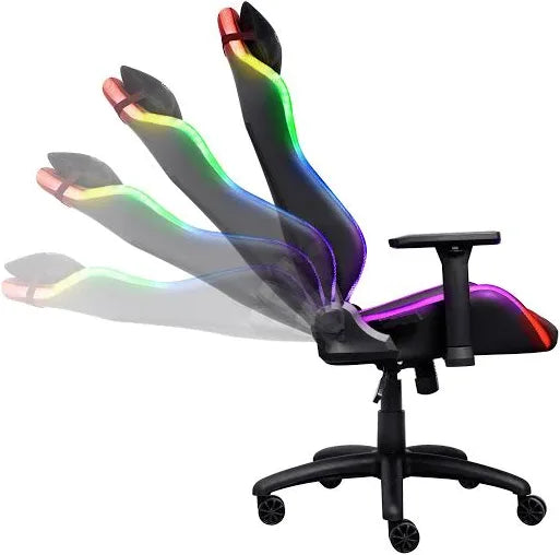 Kompiuterinė Žaidimų kėdė su rgb ir garso kolonėlėmis