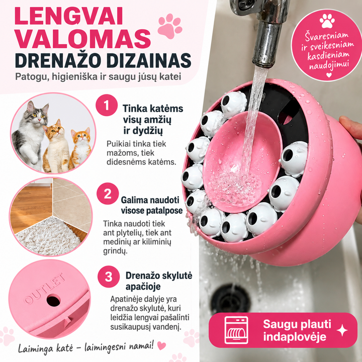Interaktyvus žaislas katėms